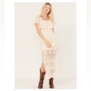 Spell Women's Iluka Crochet Midi Dress